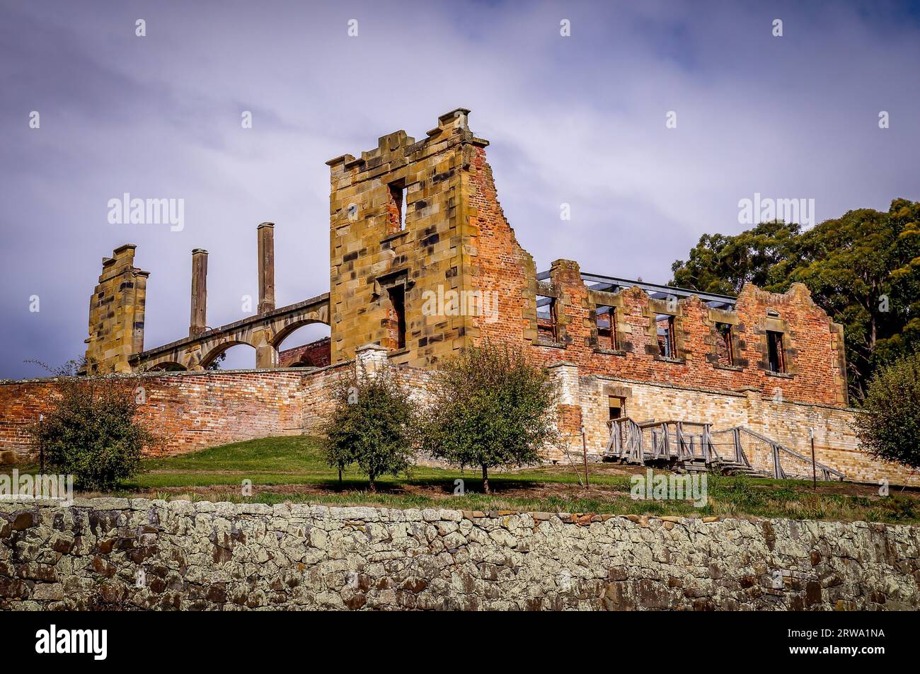 A scenic view of port_arthur_prison_former_site