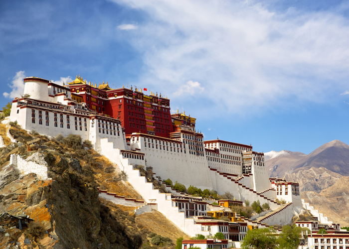 A scenic view of potala palace