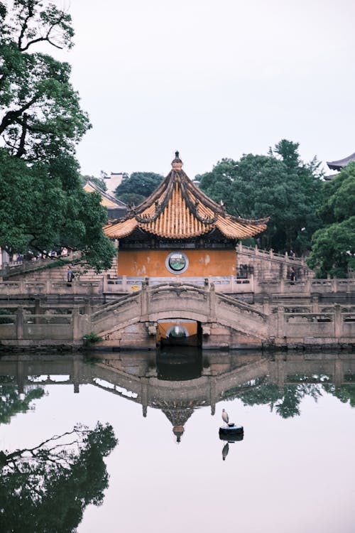 A scenic view of Pujiu Temple