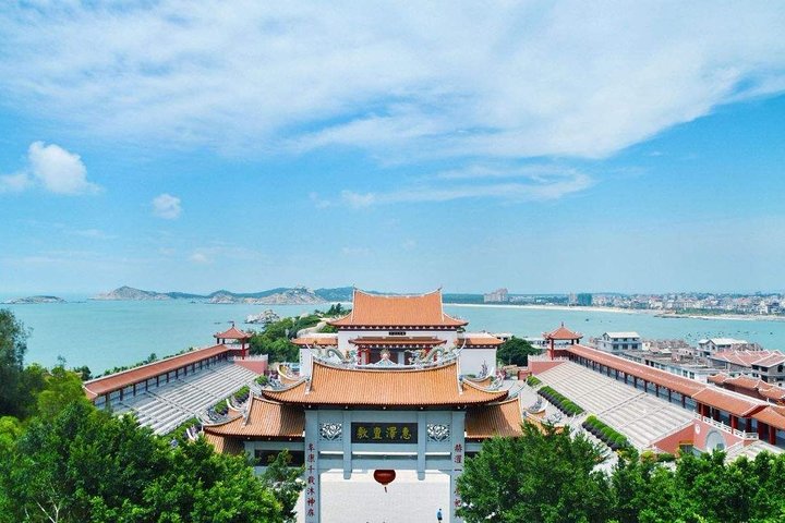 A scenic view of putian meizhou mazhu temple
