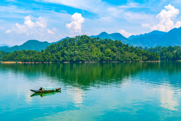 A scenic view of qiandao lake