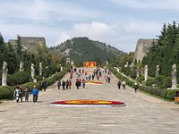 A scenic view of qianling_mausoleum_scenic_area