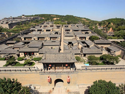 A scenic view of Qiao Family Compound