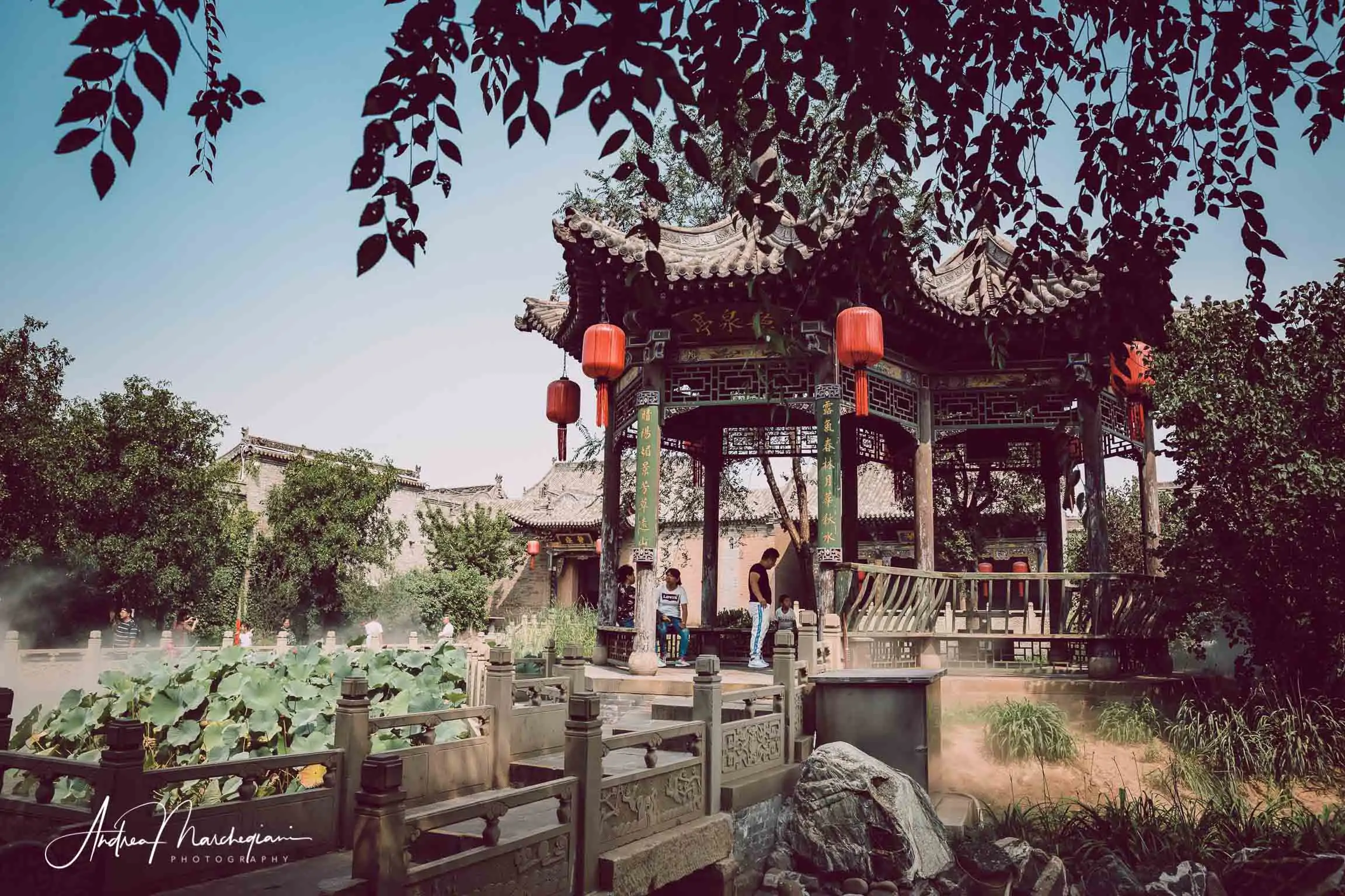 A scenic view of Qiao Family Compound