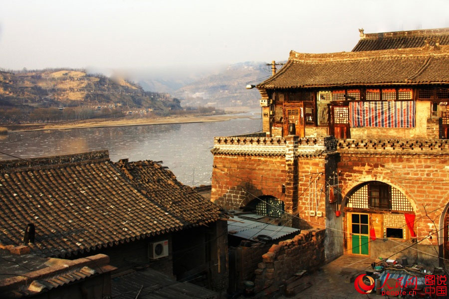 A scenic view of Qikou Ancient Town Of Wuqiang