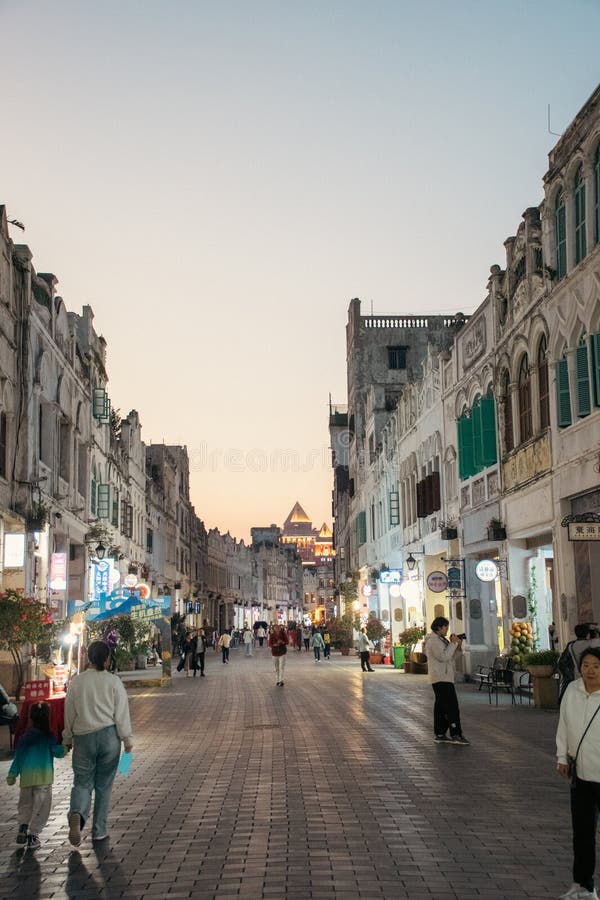A scenic view of qilou_old_street