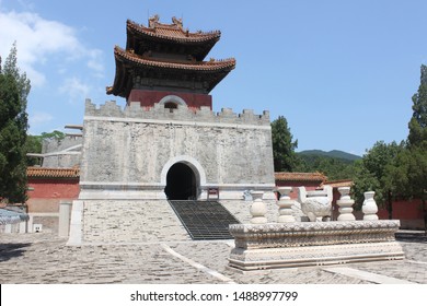 A scenic view of Qing Eastern Tombs