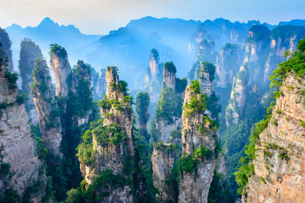 A scenic view of qing_zhaoling_heritage