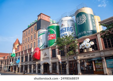 A scenic view of Qingdao Beer Museum