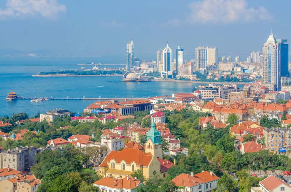A scenic view of Qingdao Beer Museum