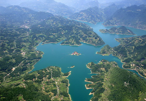 A scenic view of Qingjiang Gallery