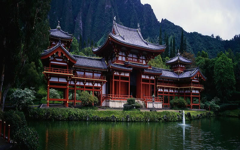 A scenic view of Qinglian Temple