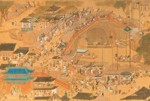 A scenic view of Qingming Shanghe Yuan