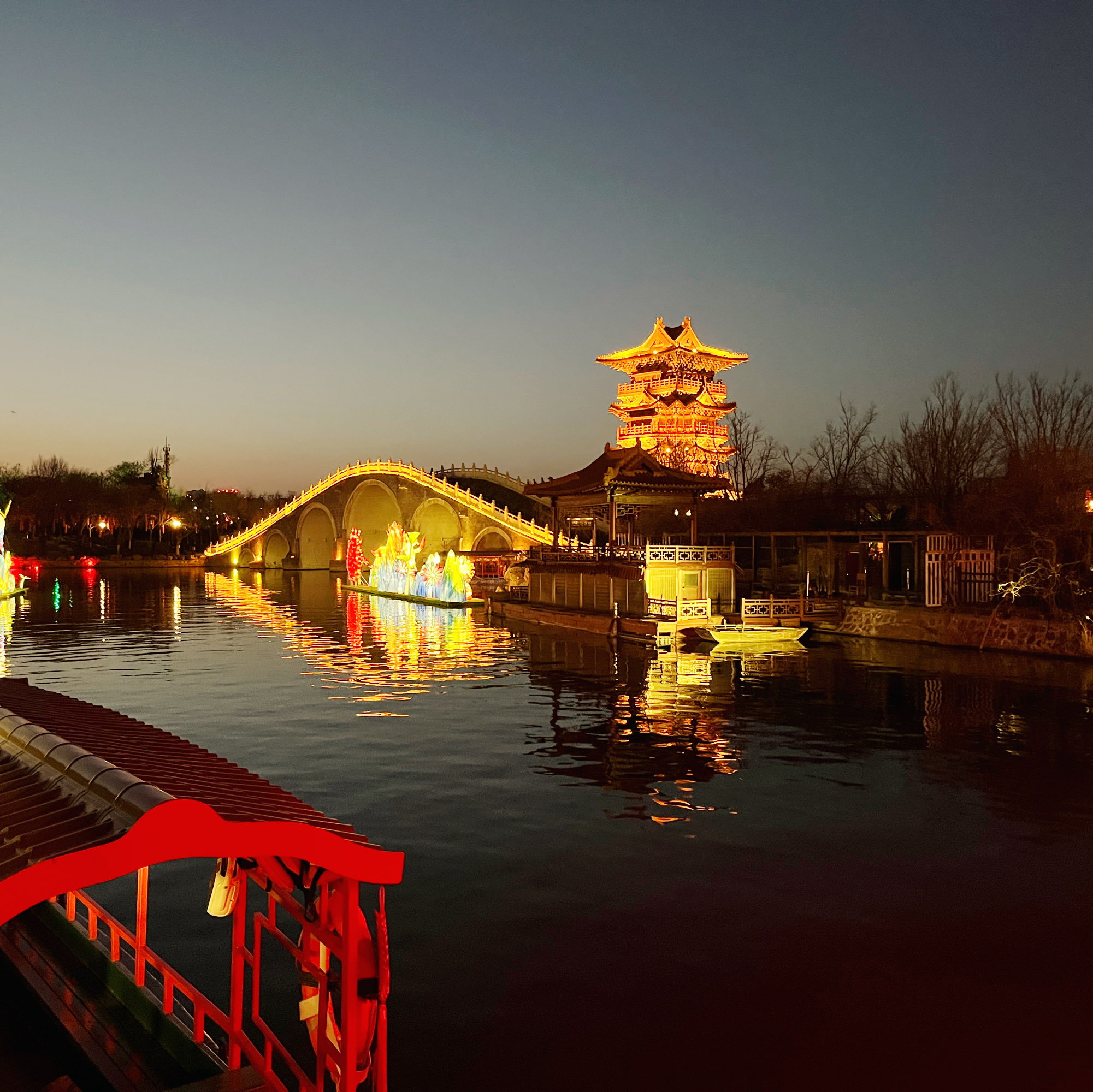 A scenic view of Qingming Shanghe Yuan
