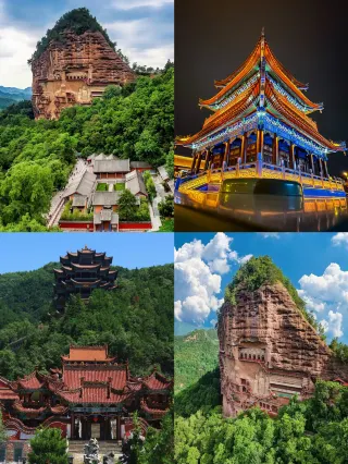 A scenic view of qingyang zhouzu temple