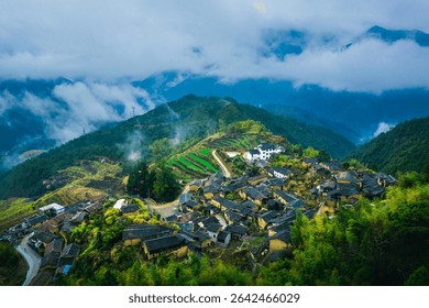 A scenic view of qingyuan mountain