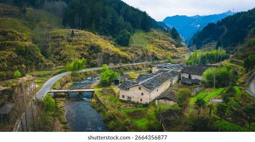 A scenic view of qingyuan mountain