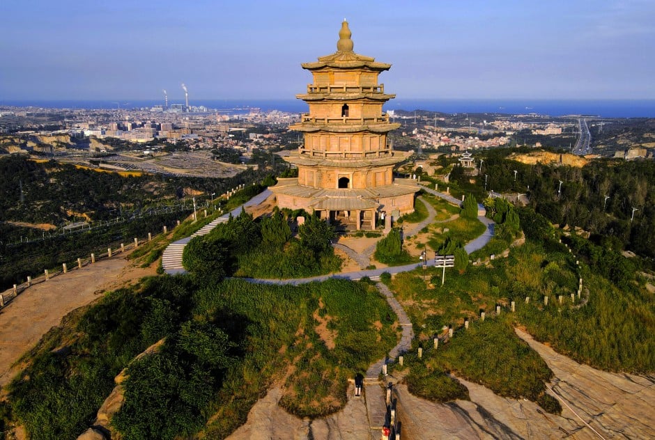 A scenic view of quanzhou maritime museum