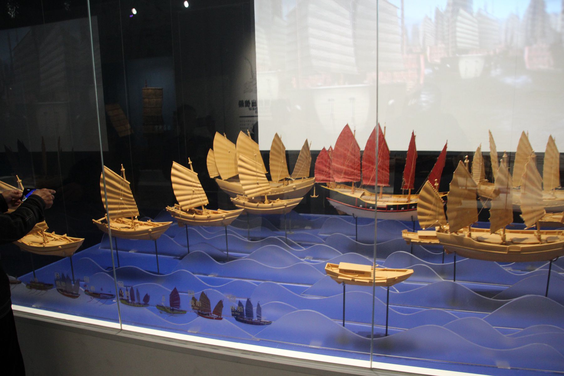 A scenic view of quanzhou maritime museum