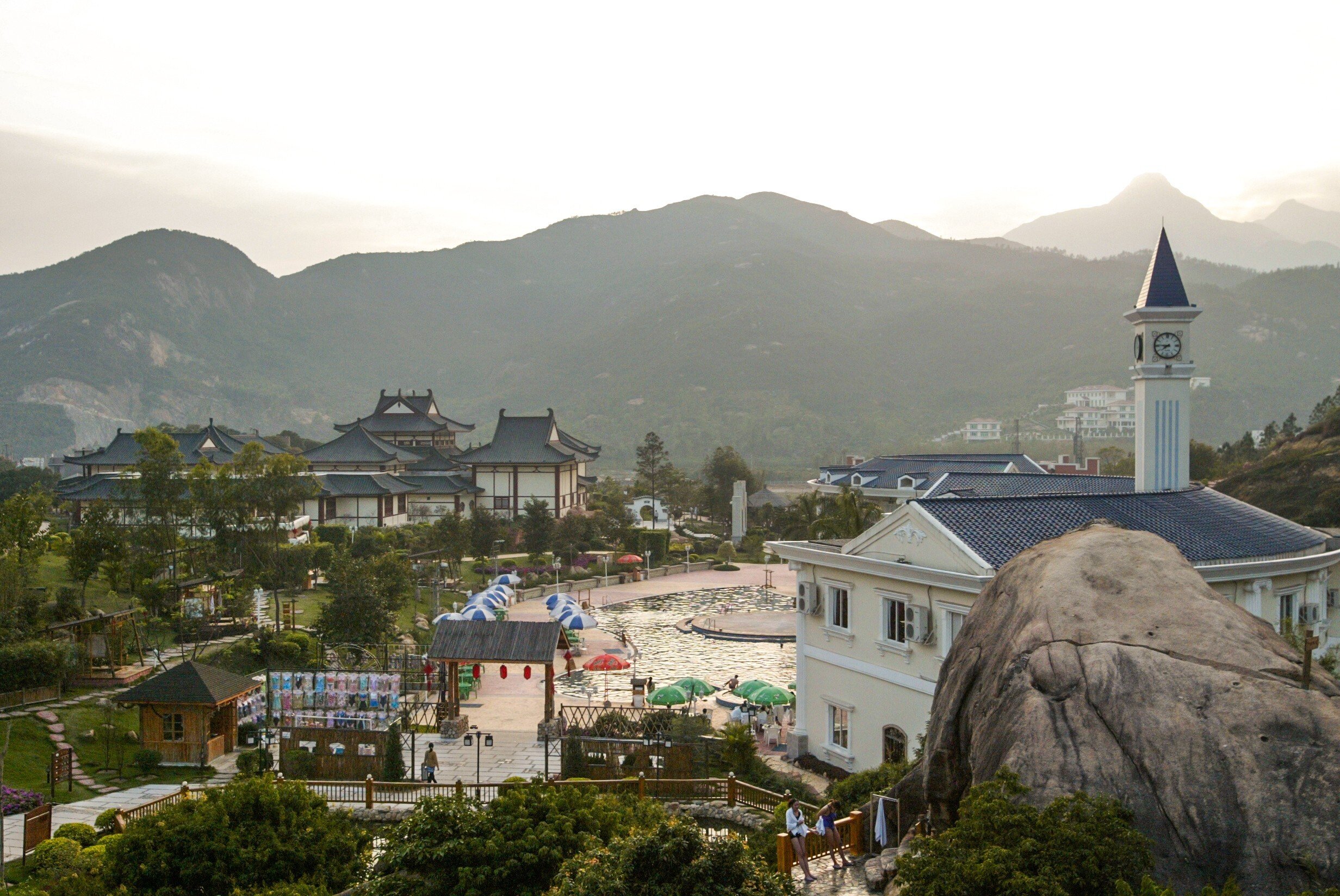 A scenic view of qujiang maba man site