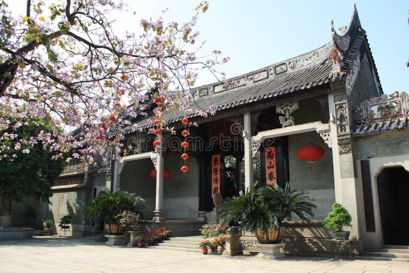 A scenic view of Quzi Temple