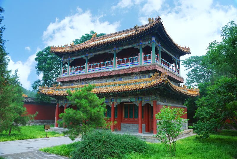 A scenic view of Quzi Temple