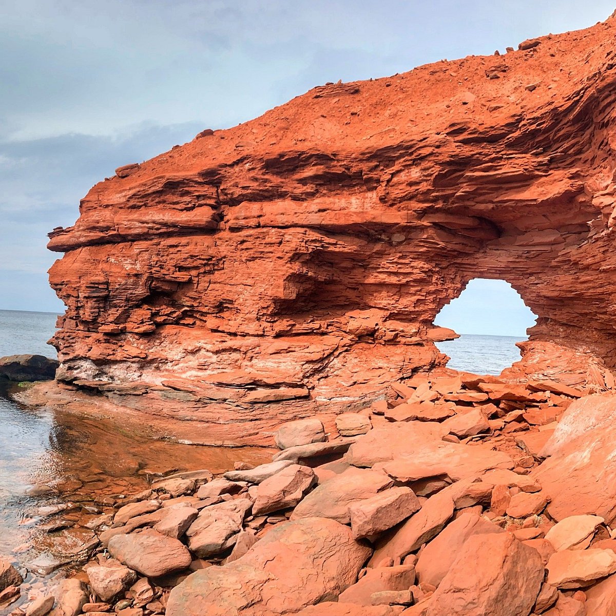 A scenic view of Red Cliff Inscriptions