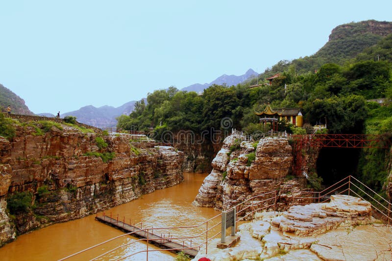 A scenic view of Red Flag Canal