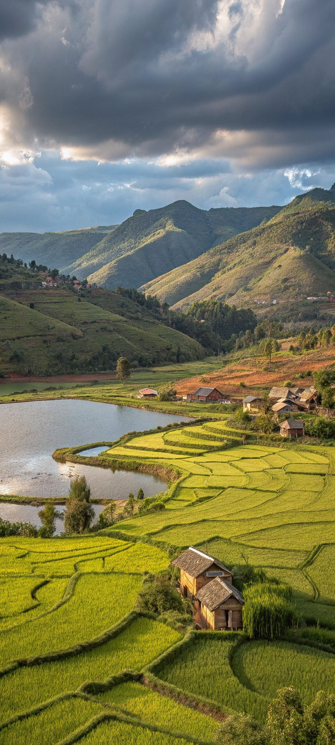 A scenic view of reshui_tombs_dulan