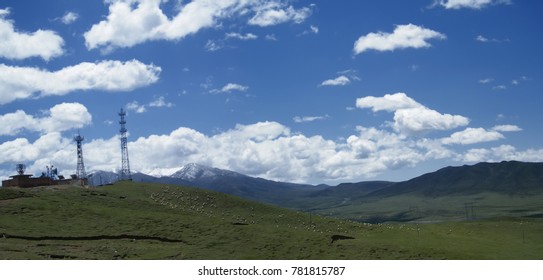 A scenic view of riyue_mountain