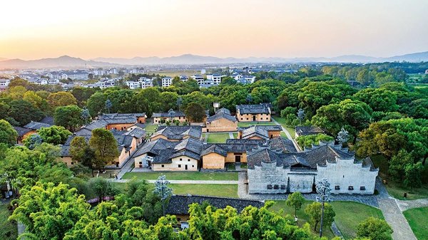 A scenic view of Ruijin Republic Cradle