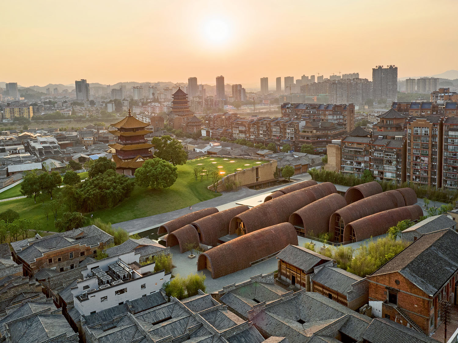 A scenic view of Ruins Of Zhuweiwei Kiln System