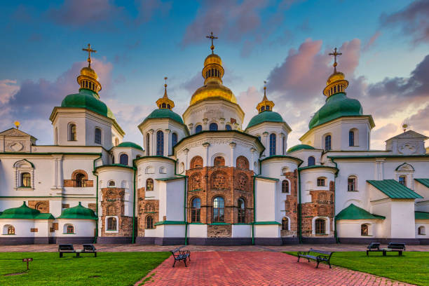A scenic view of saint_sophia_cathedral
