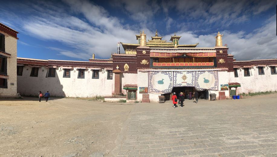 A scenic view of samye monastery