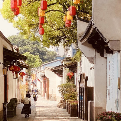 A scenic view of sanfang qixiang
