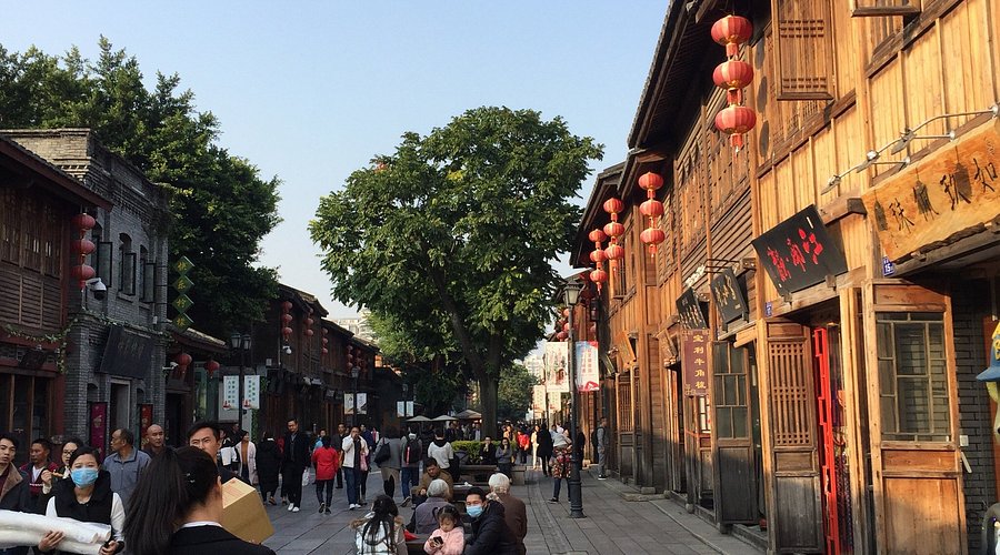 A scenic view of sanfang qixiang