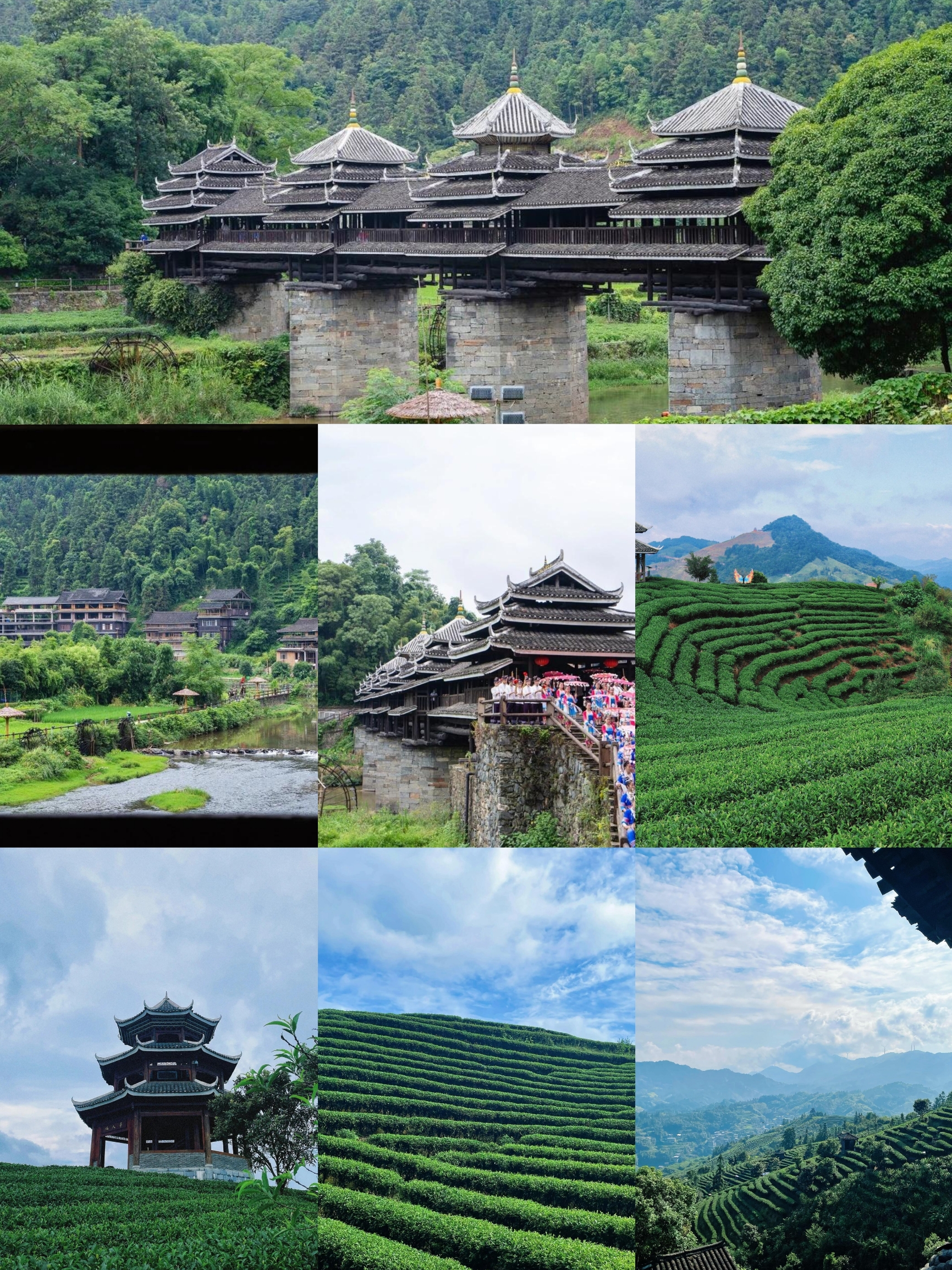 A scenic view of sanjiang drum tower