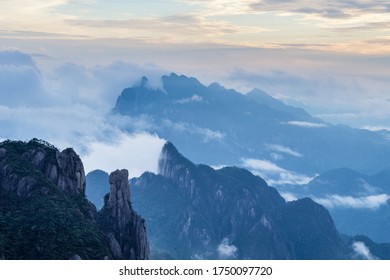 A scenic view of Sanqing Mountain