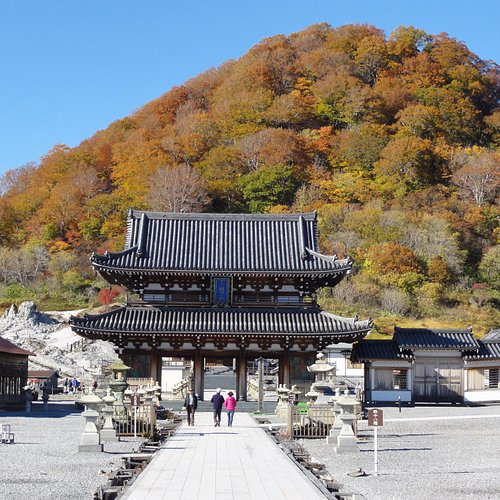A scenic view of sanzu temple