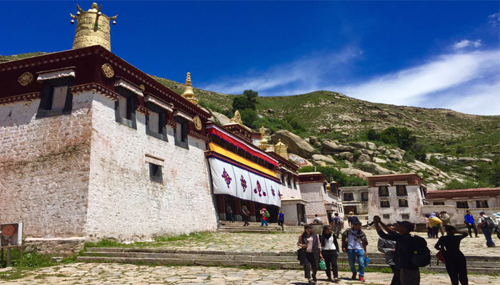 A scenic view of sera monastery