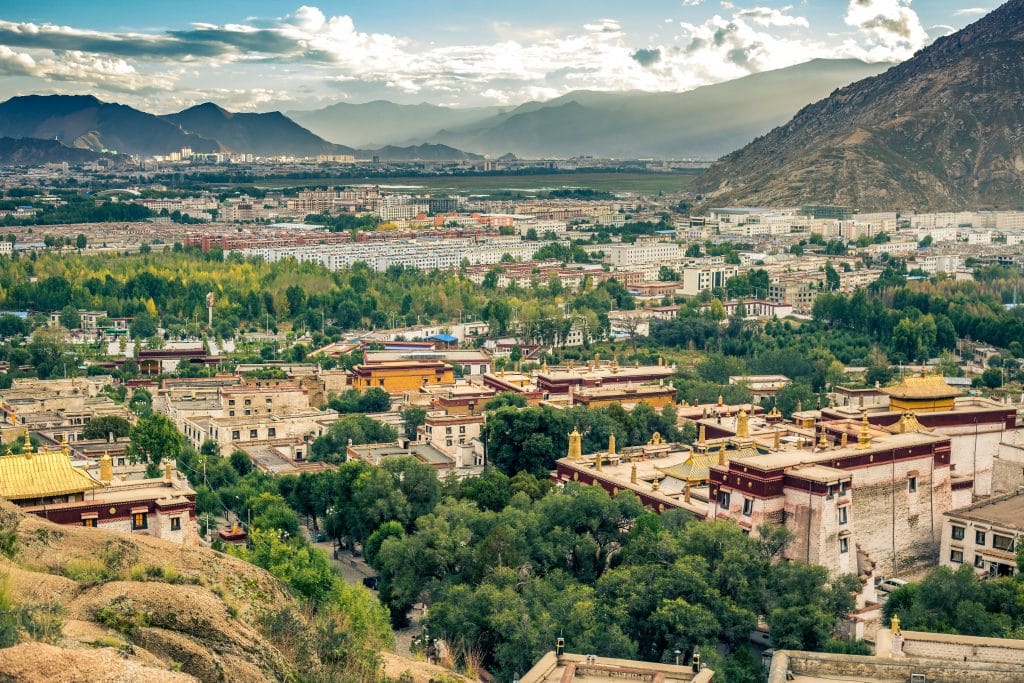 A scenic view of sera monastery