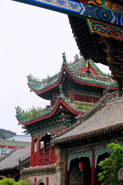 A scenic view of Shan Shan Gan Guildhall