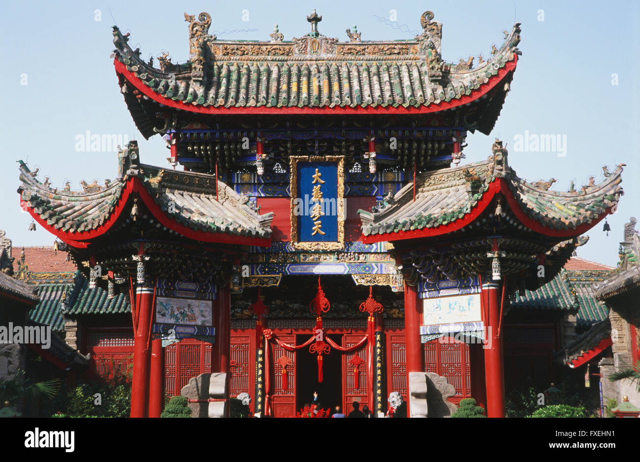 A scenic view of Shan Shan Gan Guildhall