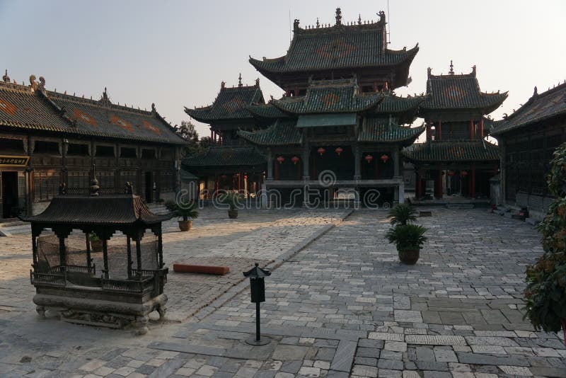 A scenic view of Shan Shan Gan Guildhall