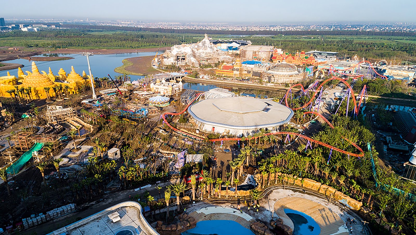 A scenic view of shanghai_haichang_ocean_park