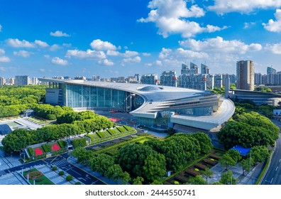 A scenic view of shanghai_science_and_technology_museum
