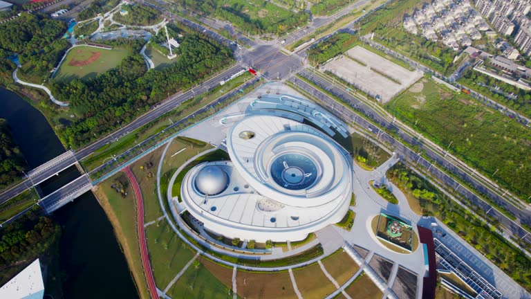 A scenic view of shanghai_science_and_technology_museum