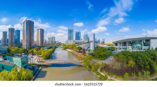 A scenic view of shanghai_science_and_technology_museum