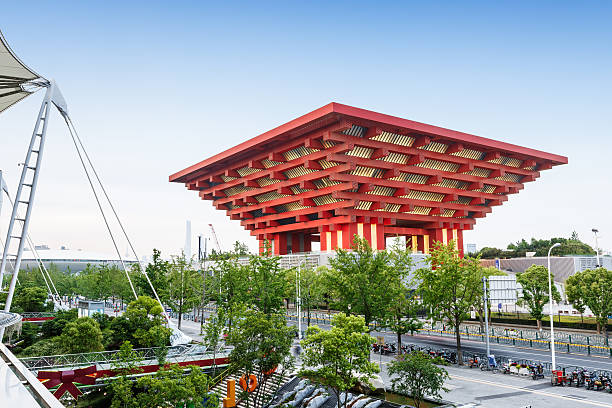 A scenic view of shanghai_science_and_technology_museum