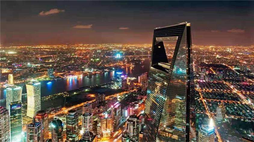 A scenic view of shanghai_world_financial_center_observatory